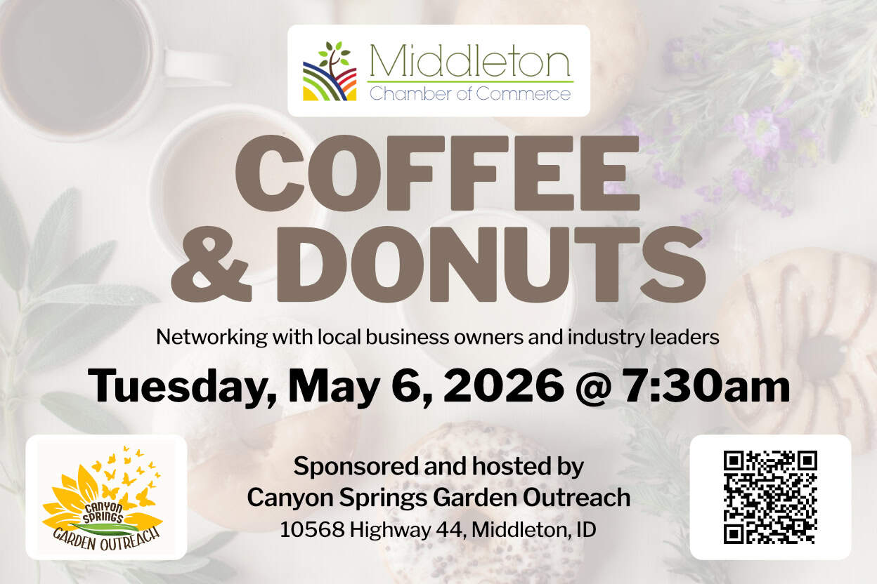 Middleton chamber coffee and donuts